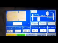 Semi-Auto 2000mm Wellkarton Nähmaschine Karton Stapler Draht pneumatisch angetrieben