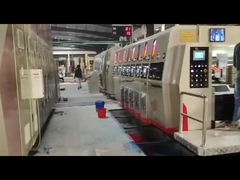 Pizzabox Flexo 2600mm Drucker Schleifmaschine Druckmaschine Automatischer Servomotor