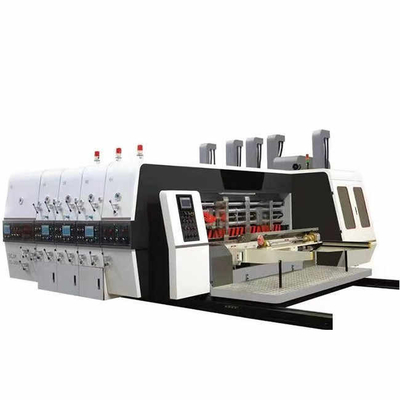 Hochgeschwindigkeits-PLC-Drucker-Slotter-Druckmaschine für Wellkarton