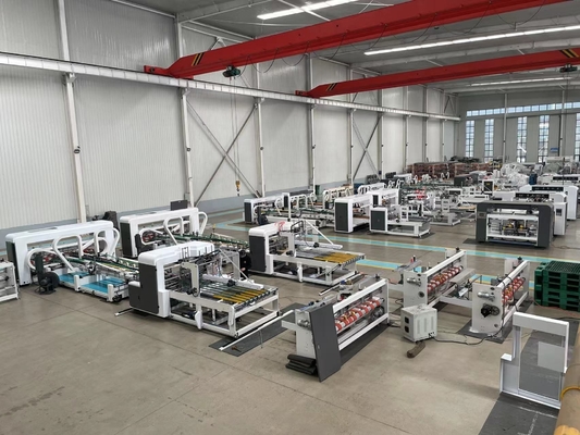Folder Gluer Wellkartonbox Maschine Kompakte Struktur