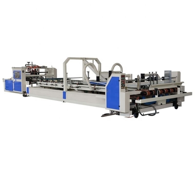 Vollautomatischer 2600mm pneumatischer Karton-Ordner Gluer bearbeiten gewölbten Eckkasten 4 6 maschinell