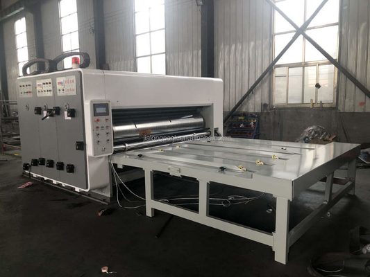 Gerunzelt kartonieren Sie 4 Farbe-Flexo-Drucker automatisches Slotter Die Cutter halb
