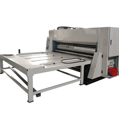 Wellpappe Flexo 4 Farbdrucker Slotter Stanze Semi Auto Chain Feeding Type
