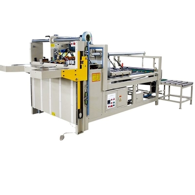 Halbautomatische Blattklebemaschine für Kartonschachteln und Faltschachteln
