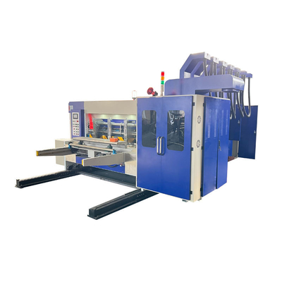 Vollautomatische 4-Farben-Flexodruckmaschine für Wellkarton