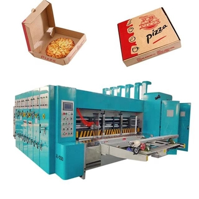 Flexo-Druck Waffe Karton-Box Maschine Pizza-Box Automatisch machen
