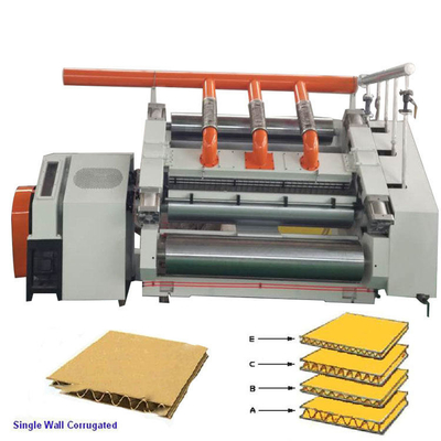 CE Fingerless Single Facer Machine für 1600mm Karton