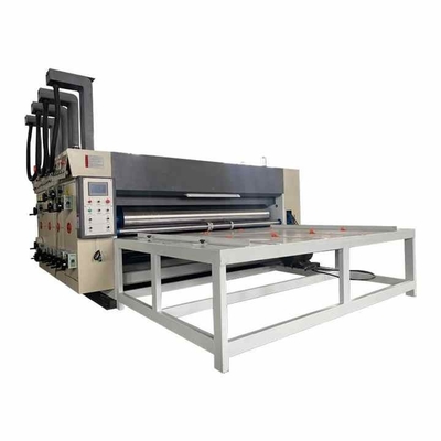 Zweifarbige Wellkartonmaschine Druckermaschine Schließmaschine Drehmaschine