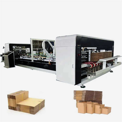 Servomotor Klappkarton Gluer Automatisches Mini-Stapler Nähen