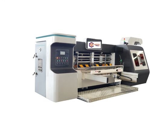 Elektrisch angetriebene Wellpappenschachtelmaschine mit 	Wellpappenschachtelmaschine